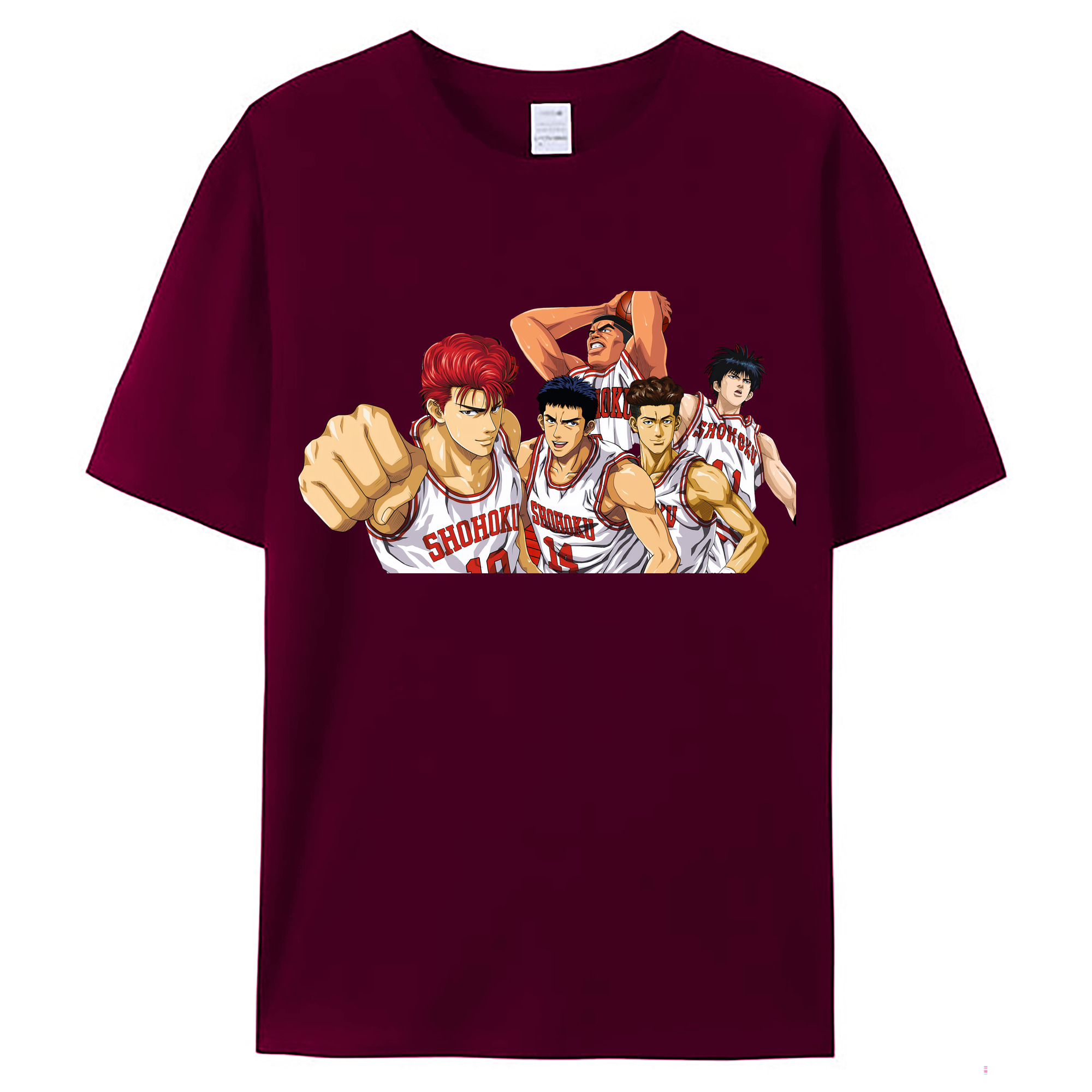 （画像用） SLAM DUNK／スラムダンク レディースカジュアルプリントTシャツ（綿100％）